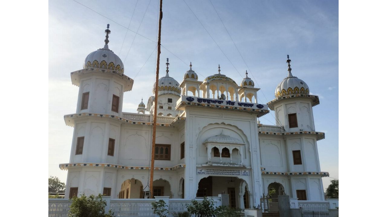 The Rodewal Gurudwara from where Punjab Police arrested Singh, in Moga, Punjab. Credit: PTI Photo
