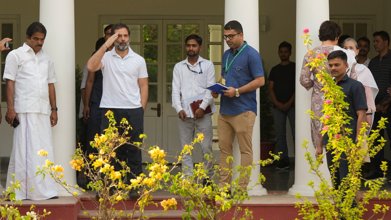 Rahul has now shifted to his mother Sonia Gandhi's residence. Credit: PTI Photo
