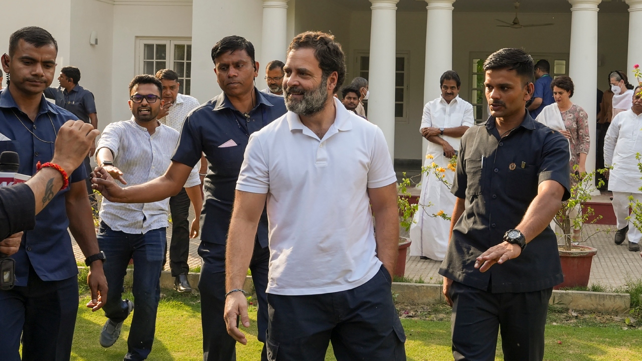 Rahul has been living in the bungalow for nearly two decades. Credit: PTI Photo