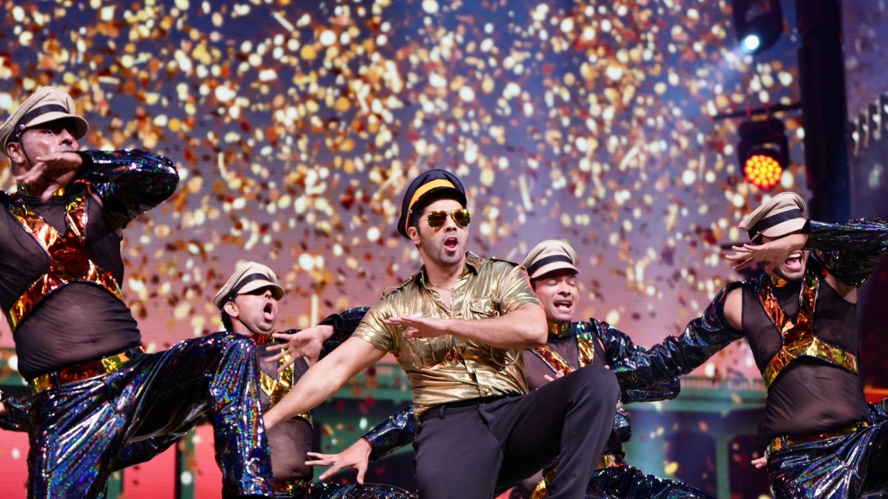 Varun Dhawan performs at the Nexa IIFA Awards 2023, held at Yas Island, Abu Dhabi. Credit: IIFA