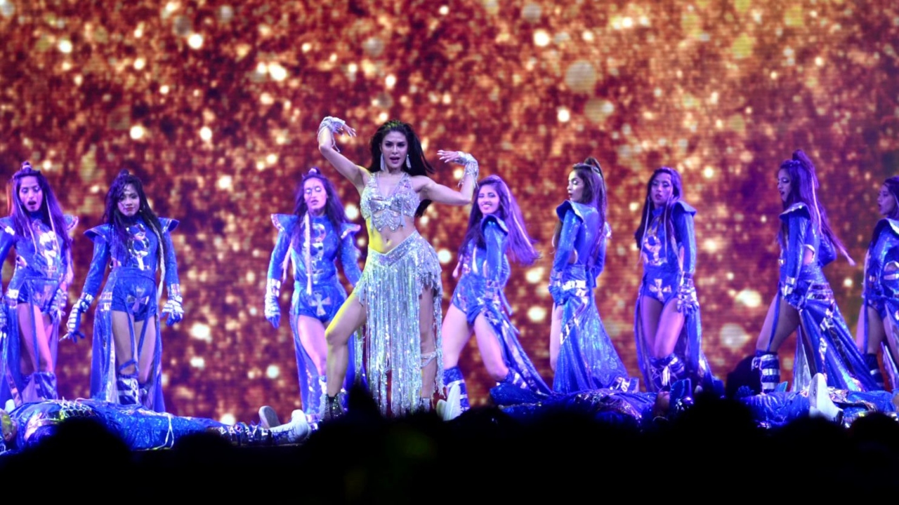 Actress Jacqueline Fernandez in her elements during the Nexa IIFA Awards 2023 at Etihad Arena in Yas Island, Abu Dhabi. Credit: IIFA