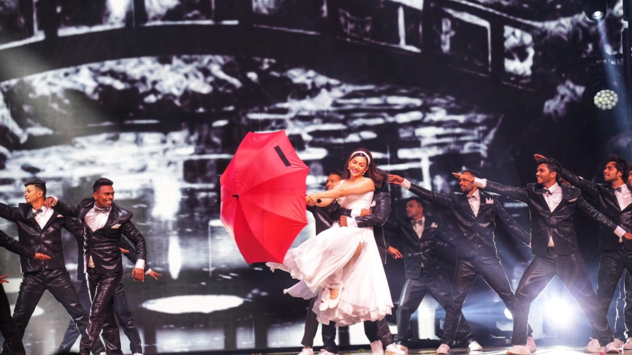 Rakul Preet Singh performs during the Nexa IIFA Awards 2023 at Etihad Arena, Yas Island in Abu Dhabi. Credit: IIFA
