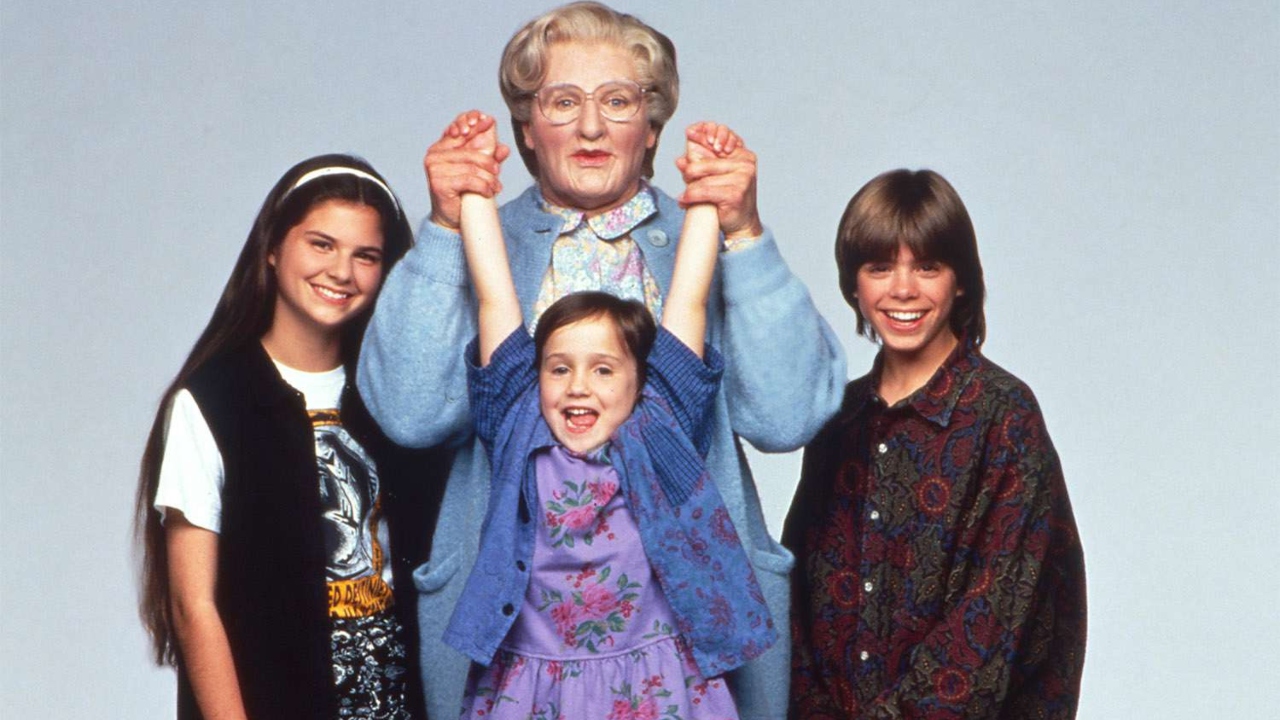 Mrs Doubtfire: The 1993 comedy starring late actor Robin Williams would seem like an apt choice. It's about a dad who goes overboard for his kids.  It makes for a happy watch and, what's more, harks back to the days when the dad was younger. The feel-good entertainer is about divorce, separation and the effect they have on a family. Credit: Special Arrangement