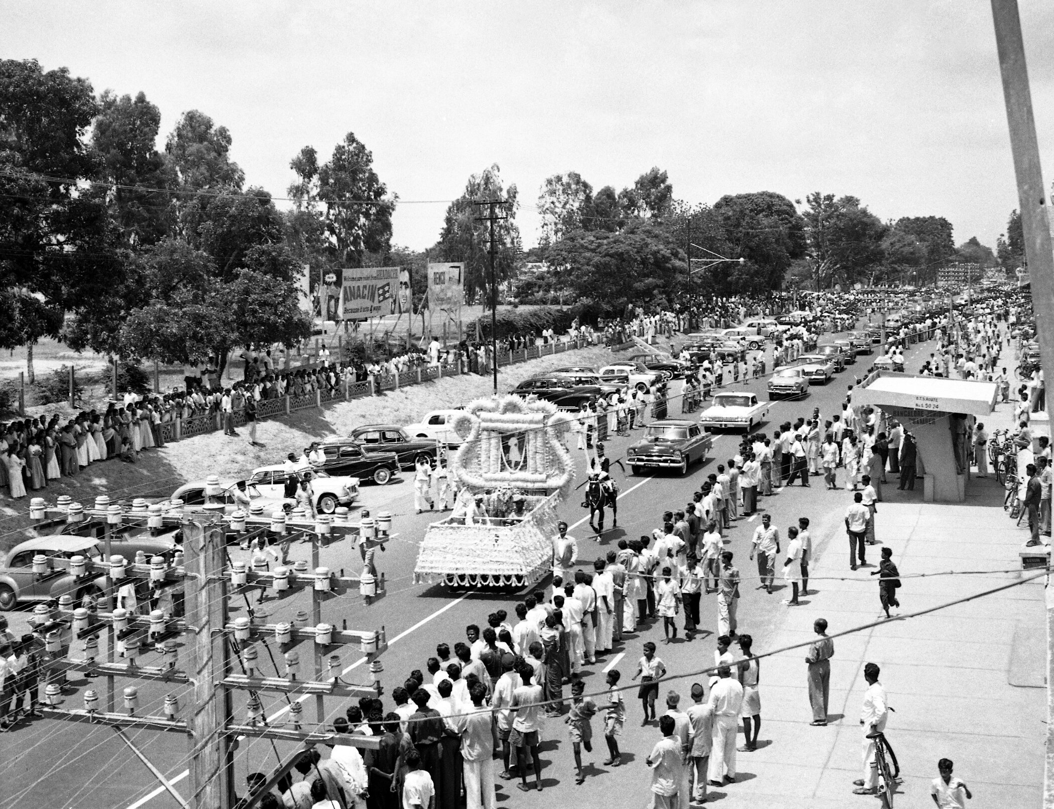 Jawaharlal Nehru had willed that a part of his ashes  should be immersed in the Ganga, and the rest buried  in the soil all over India. When they were brought to  Bangalore in 1964, they were taken in a procession in the  city, even as the world kept asking, “After Nehru, who?