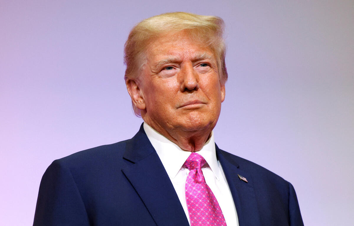 Former U.S. President and Republican presidential candidate Donald Trump attends the Oakland County GOP Lincoln Day Dinner in Novi. Credit: Reuters Photo