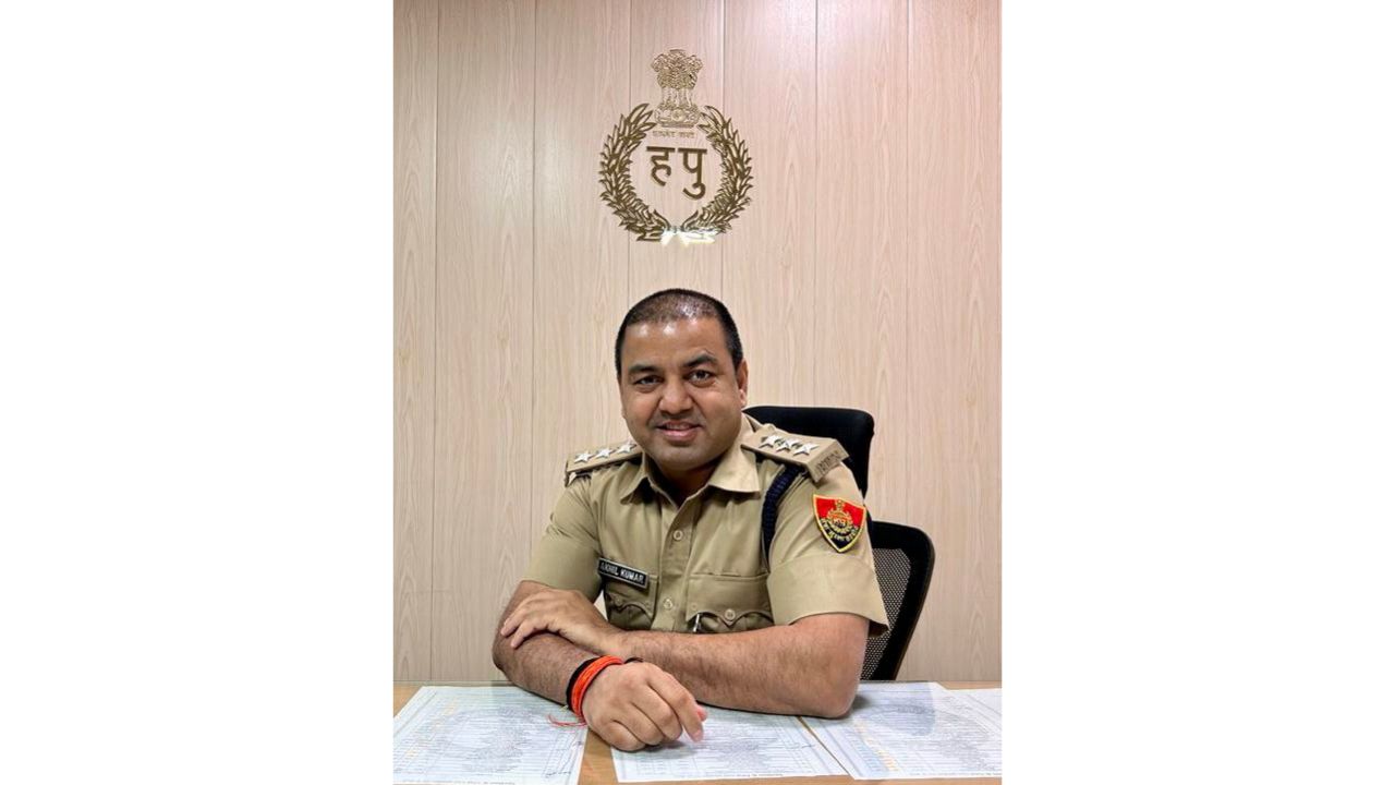 Commonwealth Games gold medal-winning boxer Akhil Kumar is also a serving DSP with the Haryana Police. Credit: Twitter/@Akhilkumarboxer
