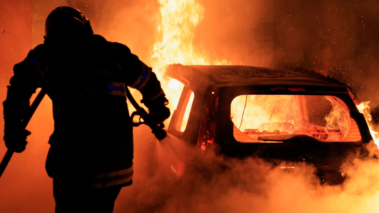 While the number of officers deployed across the country had not increased, more were sent to quell protesters in Lyon, Grenoble and Marseille, according to the interior minister, Gérald Darmanin. Credit: Reuters Photo