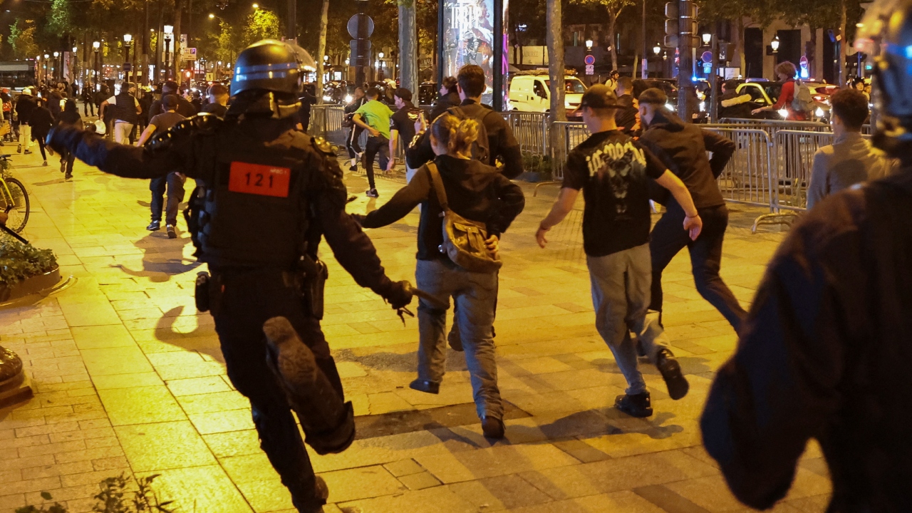 Tensions continue to remain high after the funeral Saturday for the 17-year-old, of Algerian and Moroccan descent, who was fatally shot Tuesday during a traffic stop in Nanterre, a Paris suburb. Credit: Reuters Photo