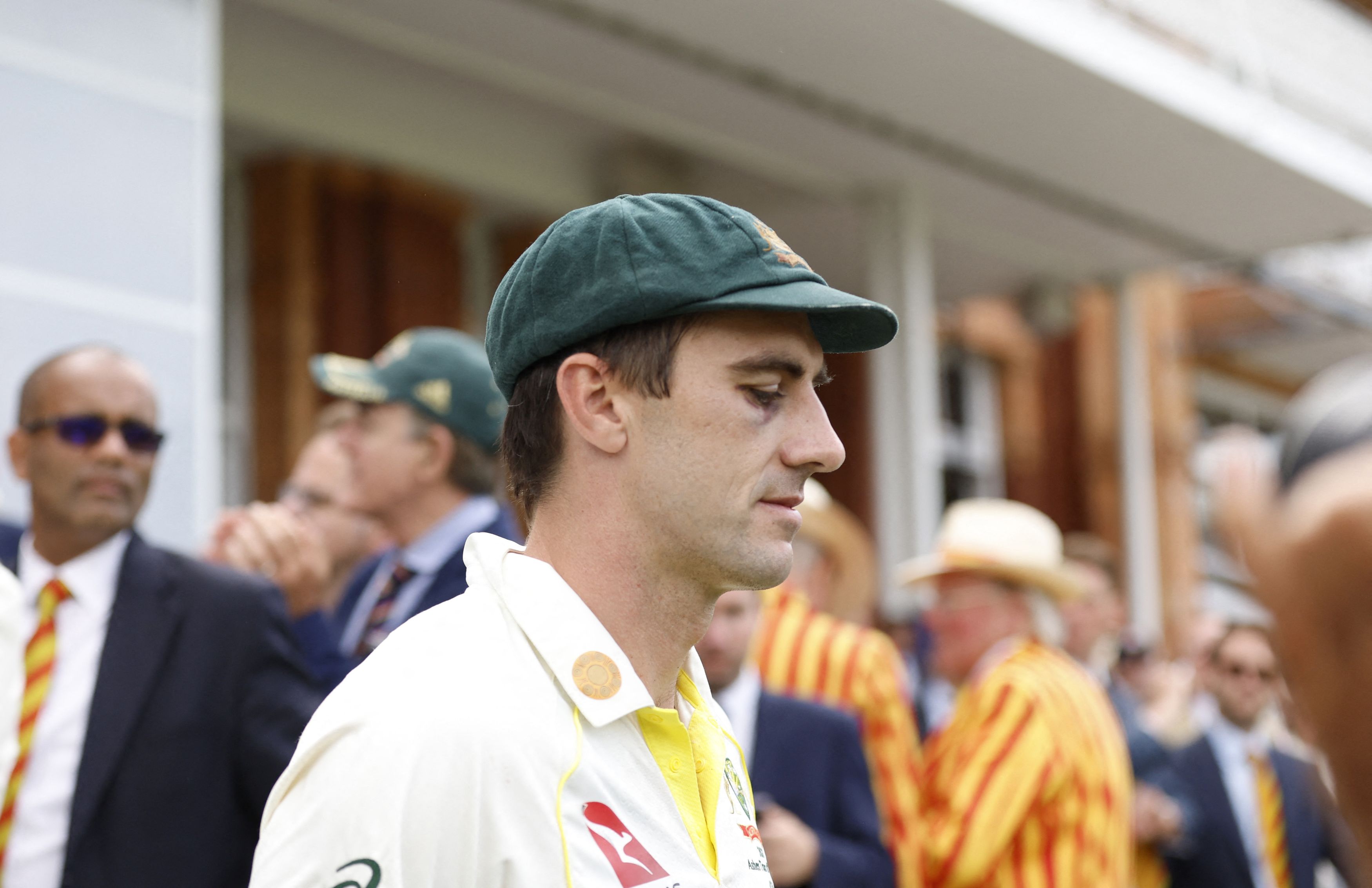 Australia's Pat Cummins after the match. Credit: Reuters Photo