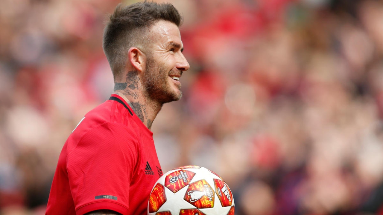 One of the biggest superstars the game has ever seen, David Beckham, a lifelong Man United fan, is a member of the club's iconic Class of '92. Credit: Reuters Photo