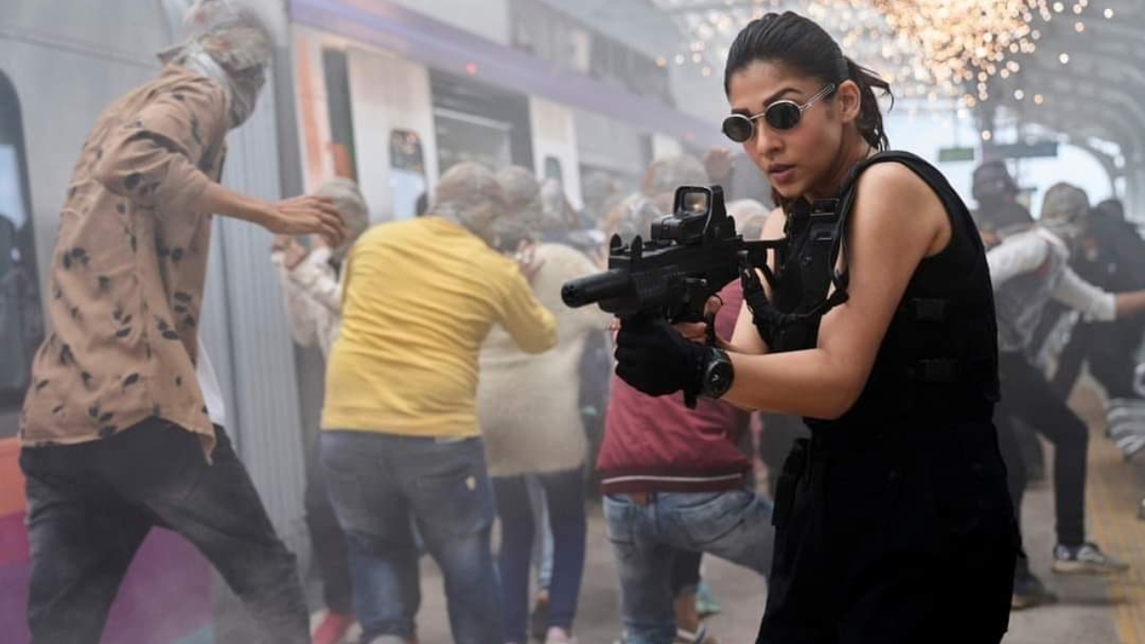 Nayanthara | Superstar Nayanthara plays the female lead opposite Shah Rukh Khan. She reportedly plays a fierce cop in the action thriller. Credit: Special Arrangement