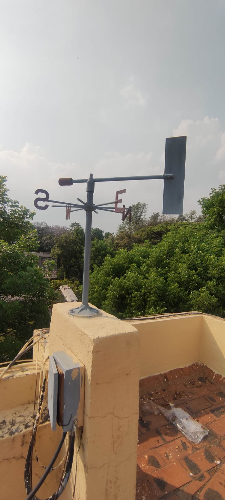 Wind pane for wind direction. Credit: DH Photos/Pushkar V