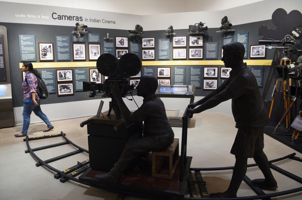 National Museum of Indian Cinema (NMIC), the country's first museum showcasing the history of its film industry, in Mumbai. AFP Photo