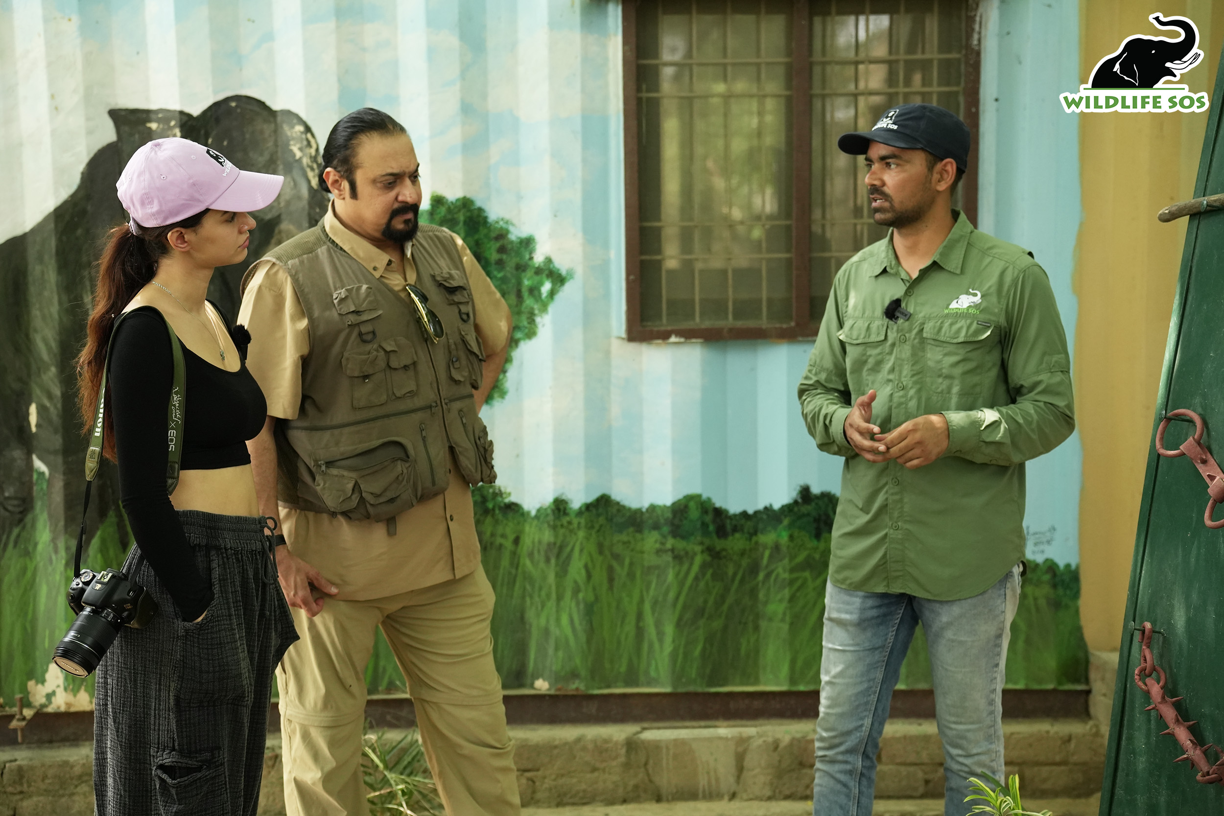 During the two-day experience, she learnt about the heartbreaking stories of the elephants who were rescued from decades of mistreatment and cruelty. Credit: Wildlife SOS
