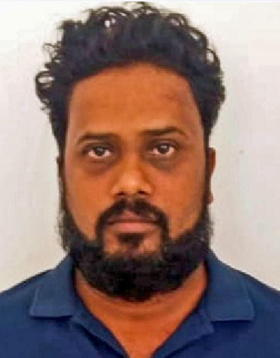 The arrested suspect Anand Kumar.
