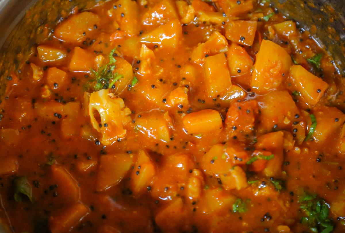 Scrumptious Batate Vagu. Photos by Kusum catering services