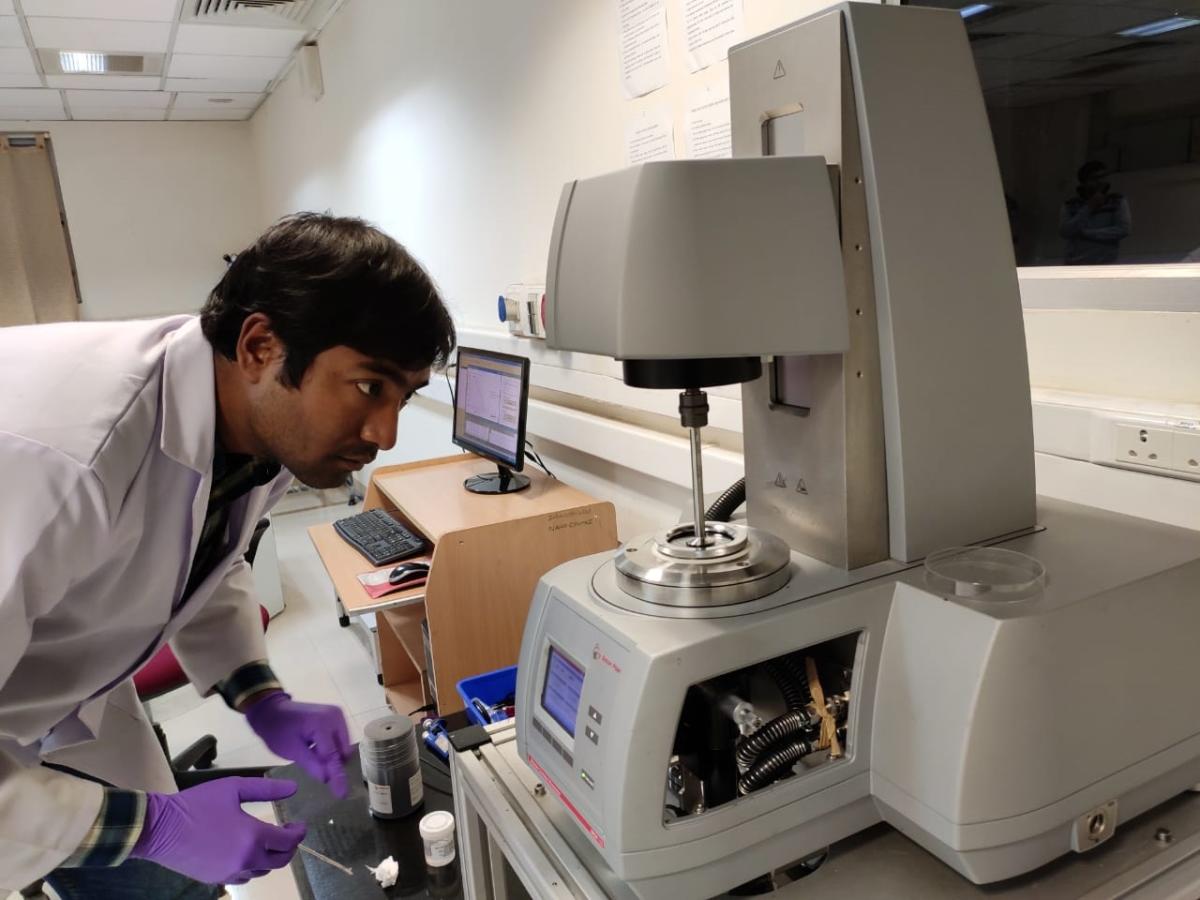 IISc PhD student, Pradip Bera.