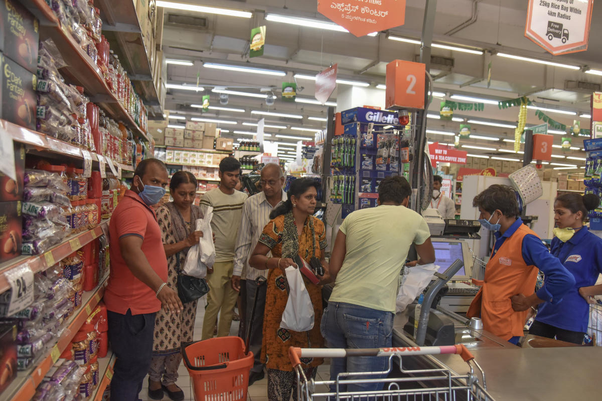 Markets and customers stocking up