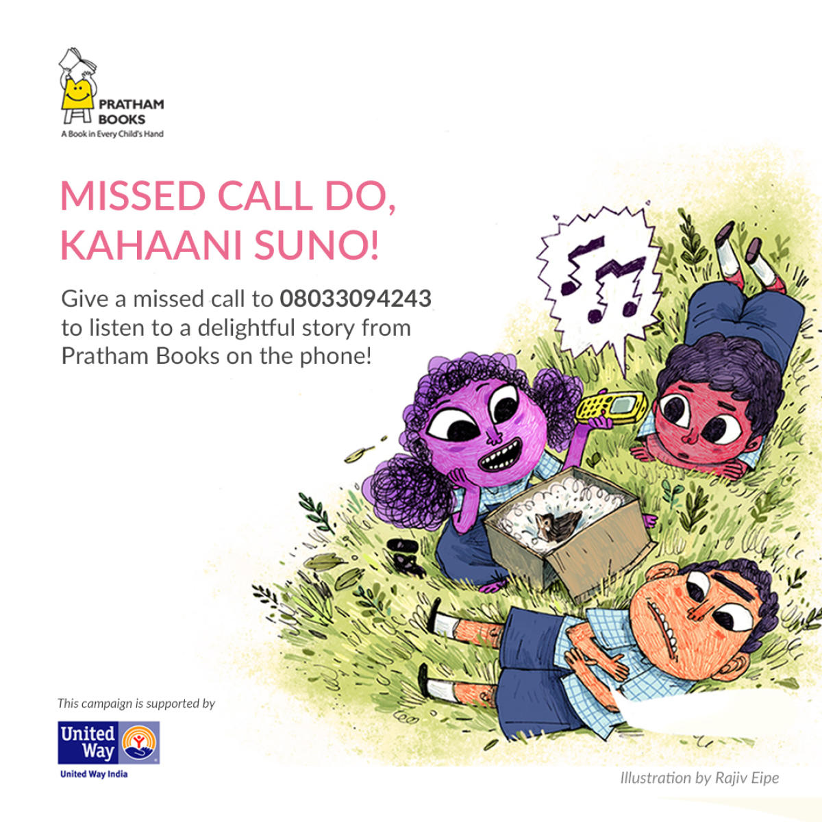 The initiative aims to revive the art of storytelling and kids develop an interest in reading.