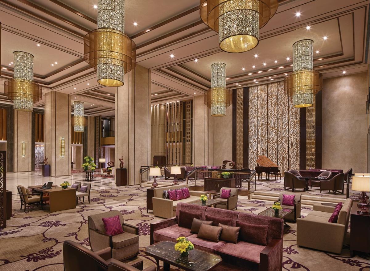 Temperature check and sanitation of luggage will be a must when guests enter. Image courtesy: www.shangri-la.com 