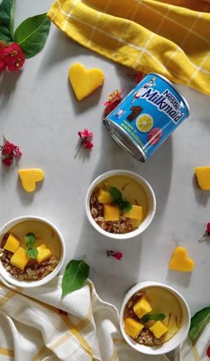 Baked Mango Yoghurt