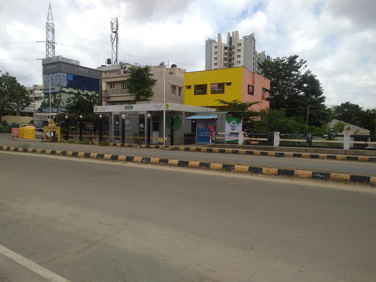 Indira Canteen is built on Rajakaluve (storm water drain) that feeds Subramanyapura lake in Uttarahalli. Photo by Leo F Saldanha