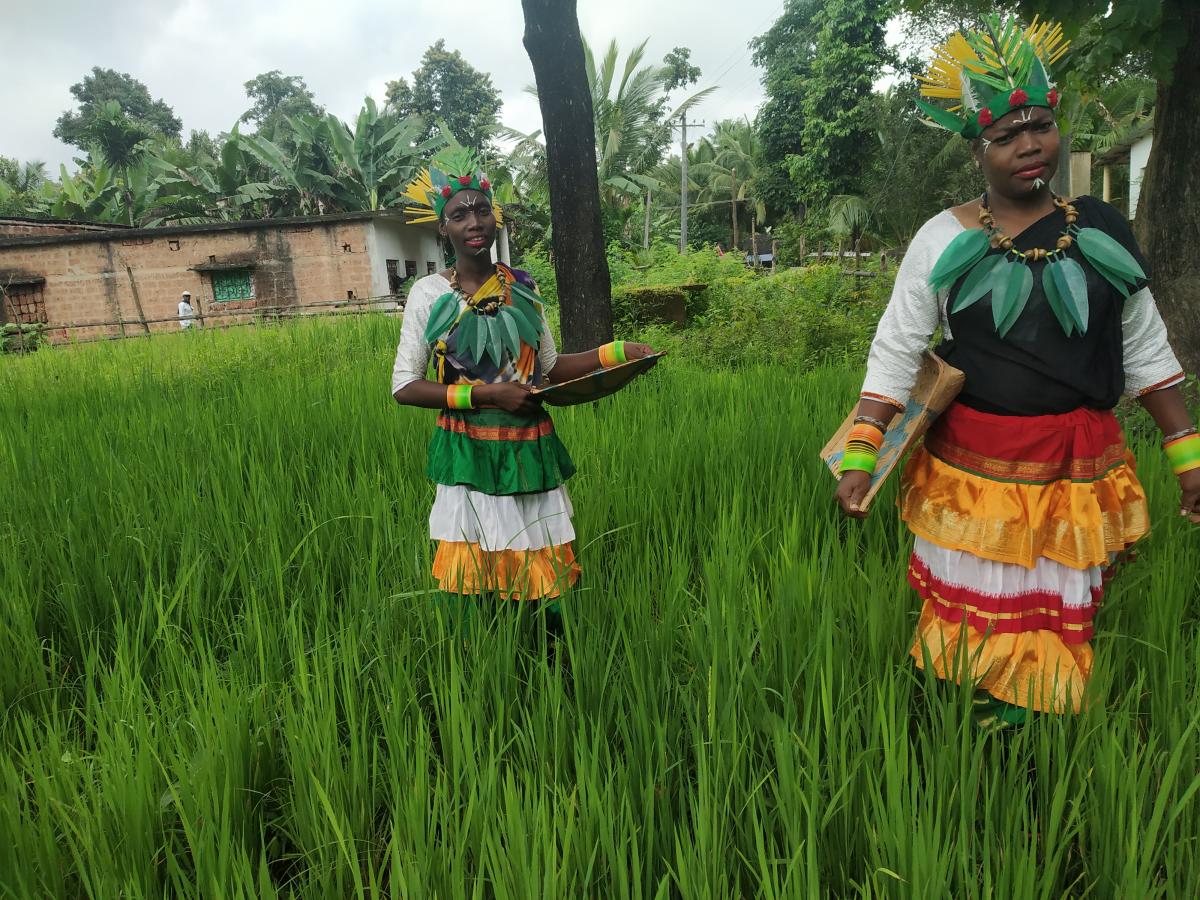 A Siddi artiste.