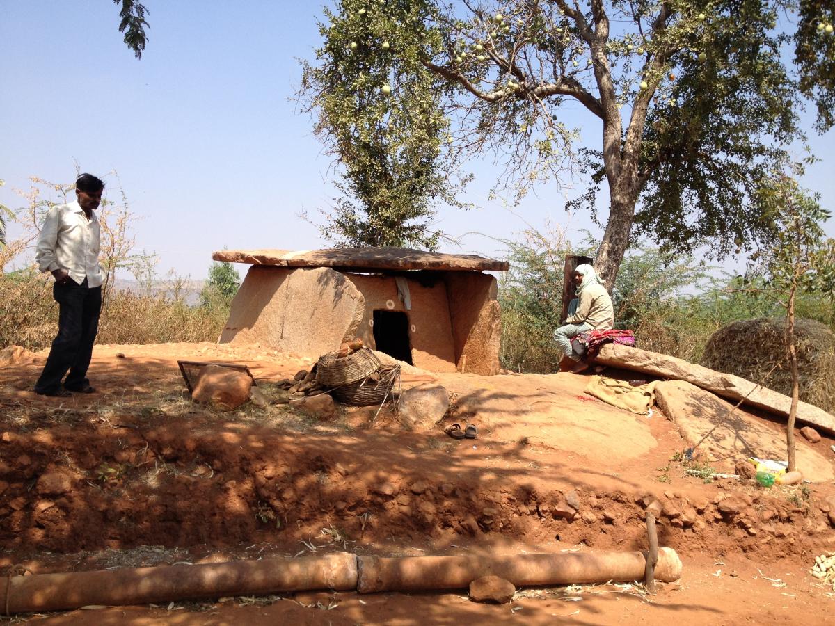 The dolmen at Bachinnagudda. Photo credit: Srikumar M Menon