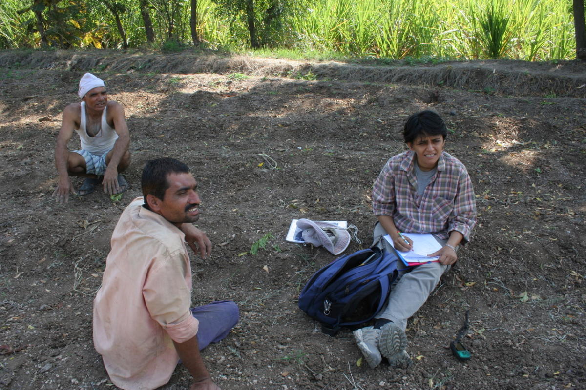 Vidya in the field 