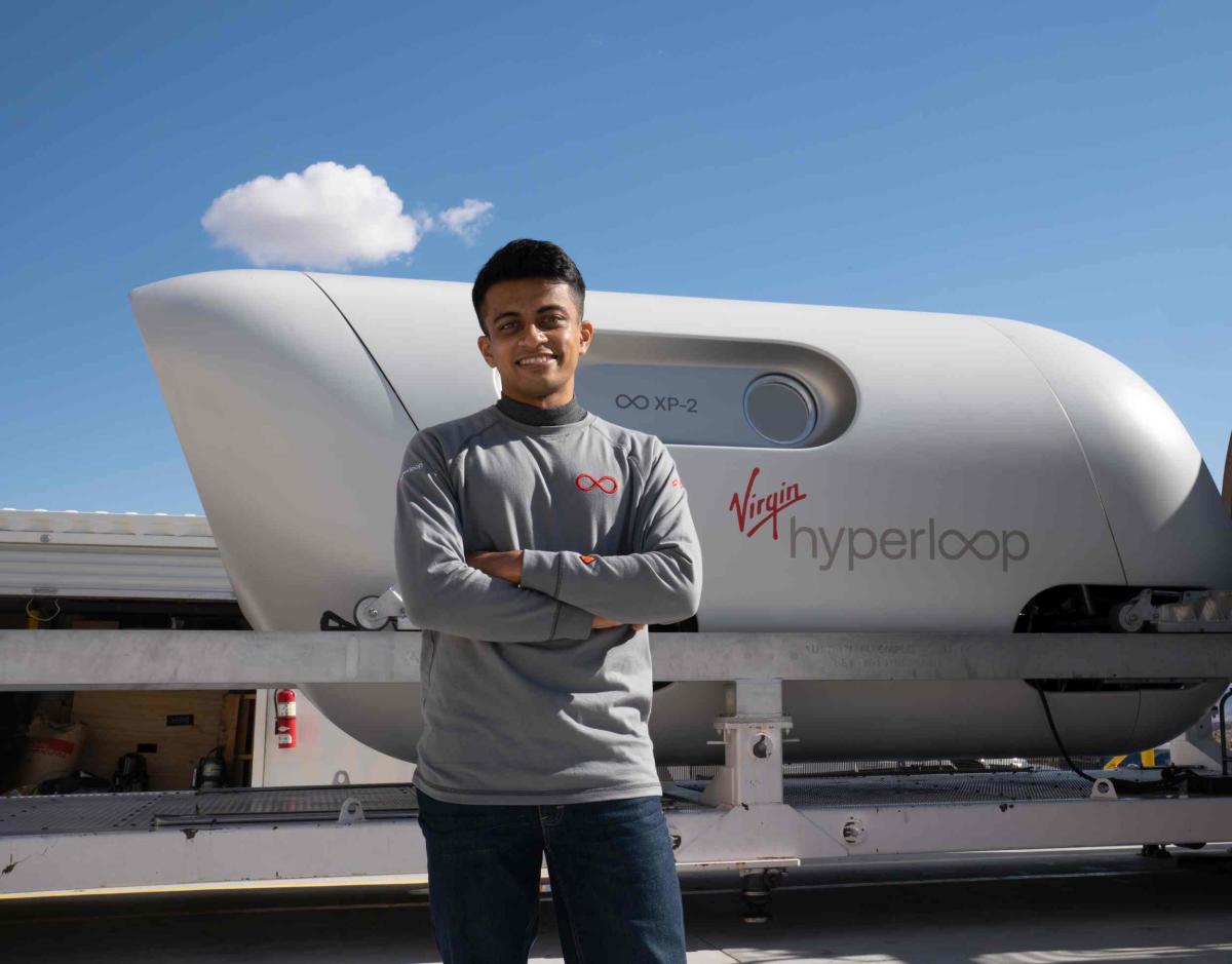 Tanay Manjrekar rode the HyperLoop for 15 seconds, the