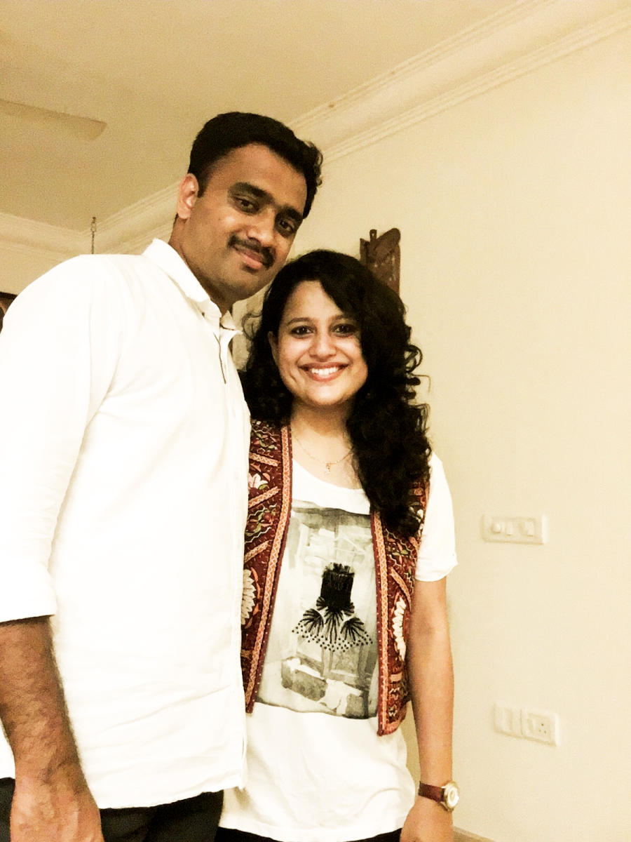 Ajay Abey and Tara Pandala. Credit: Special Arrangement