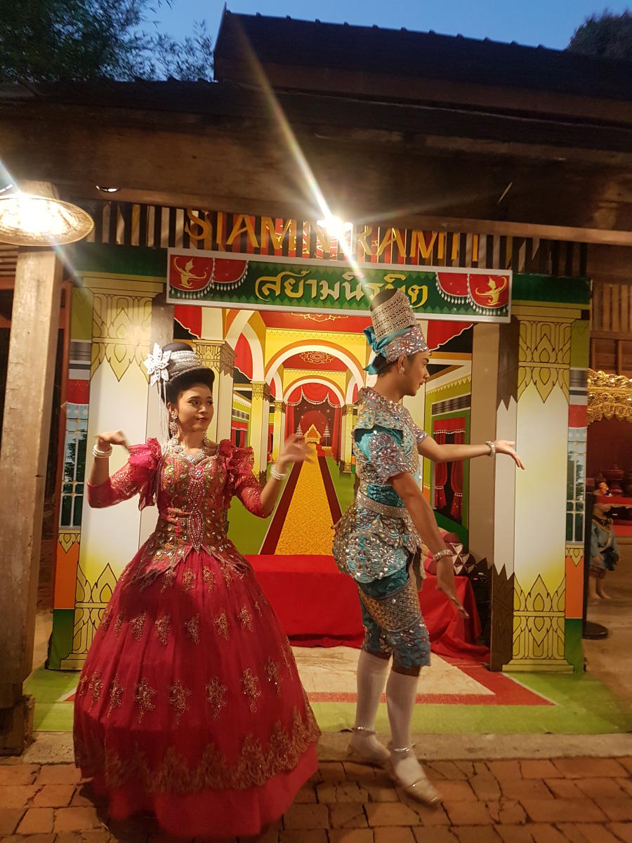 Artistes performing in the Thai village. PHOTOS BY AUTHOR