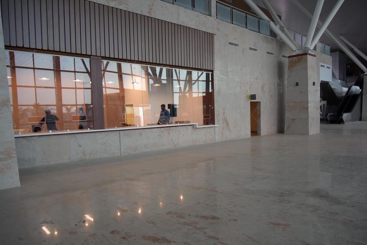 An inside view of the Visvesvaraya Terminal in Baiayappanahalli, Bengaluru. DH PHOTO/PUSHKAR V