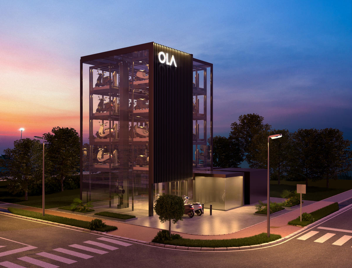 Ola Tower Charger under the Hypercharger Network