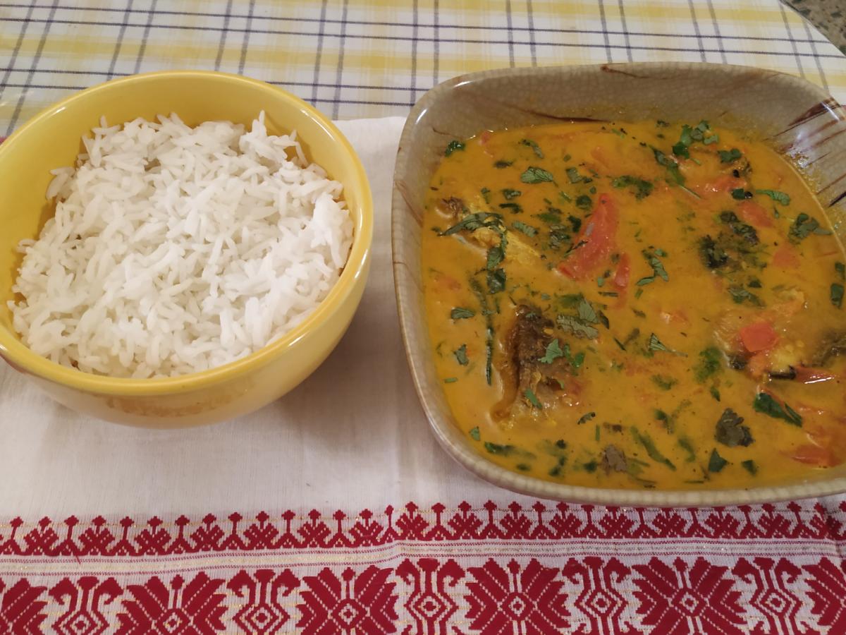 Rice and fish Tenga