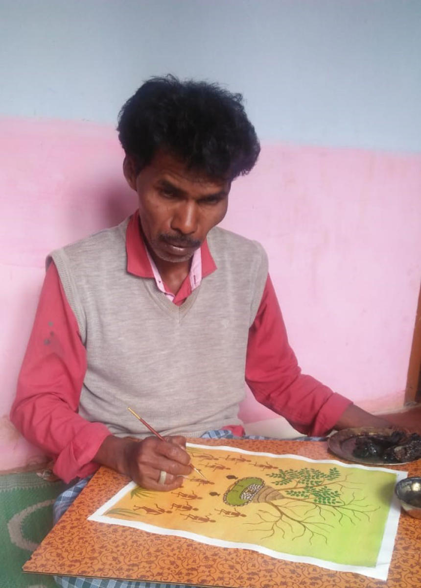 Kurumba artist Krishnan.