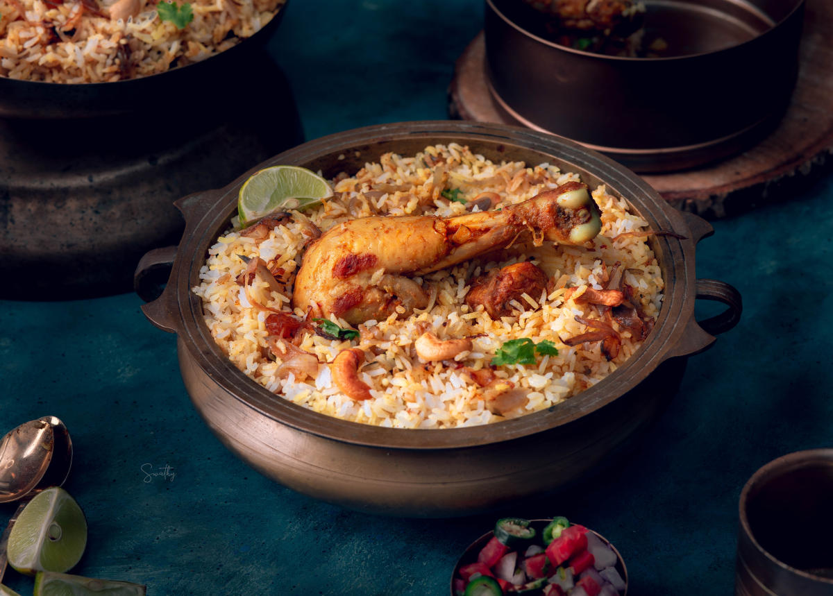 Chicken biryani shot by Swathy 
