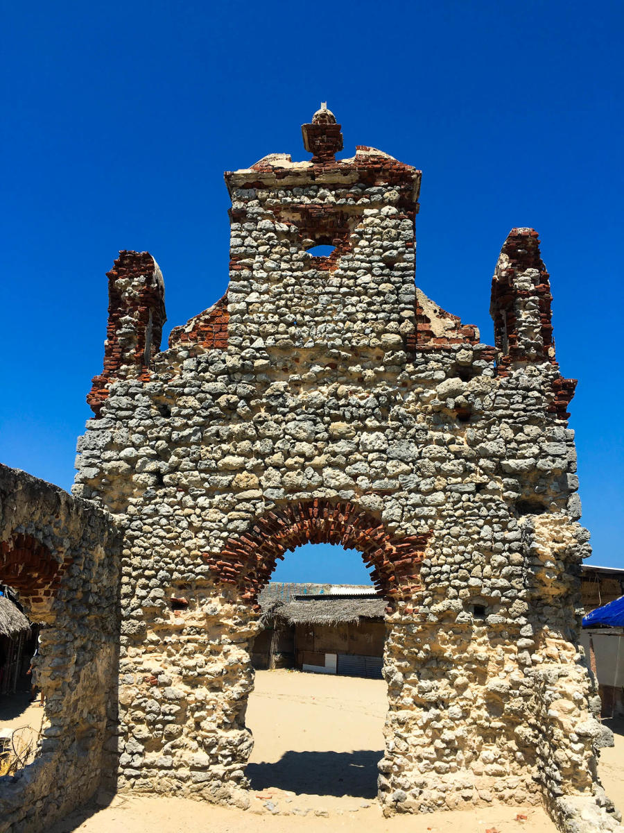 Ruins of the Old Church in Dhanushkodi