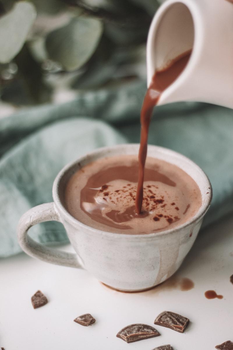 Parisian chocolate coffee
