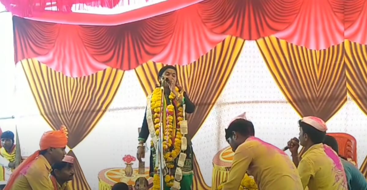 Screengrab from a video about Dollina Pada by Sumitra
