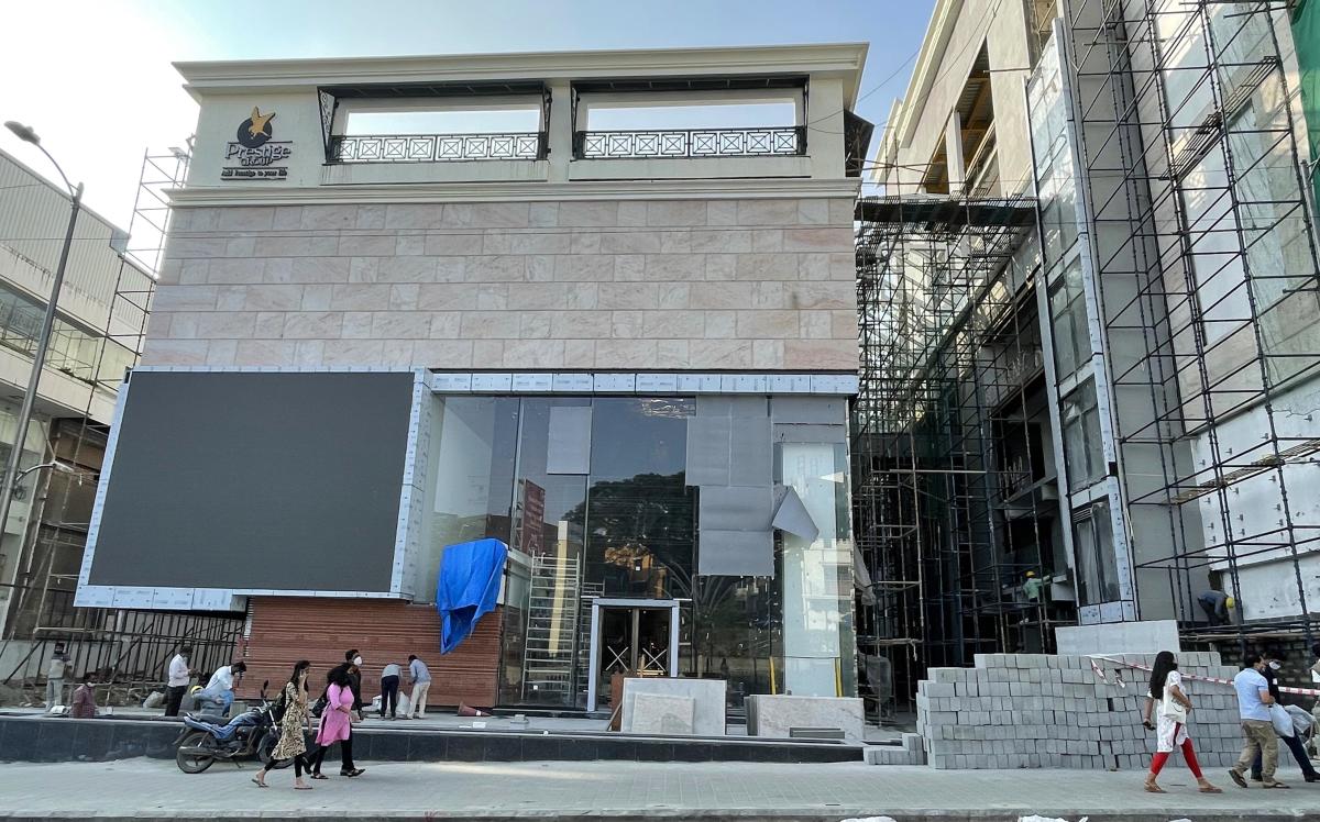 A mall and multiplex is coming up in place of Rex. Credit: DH Photo