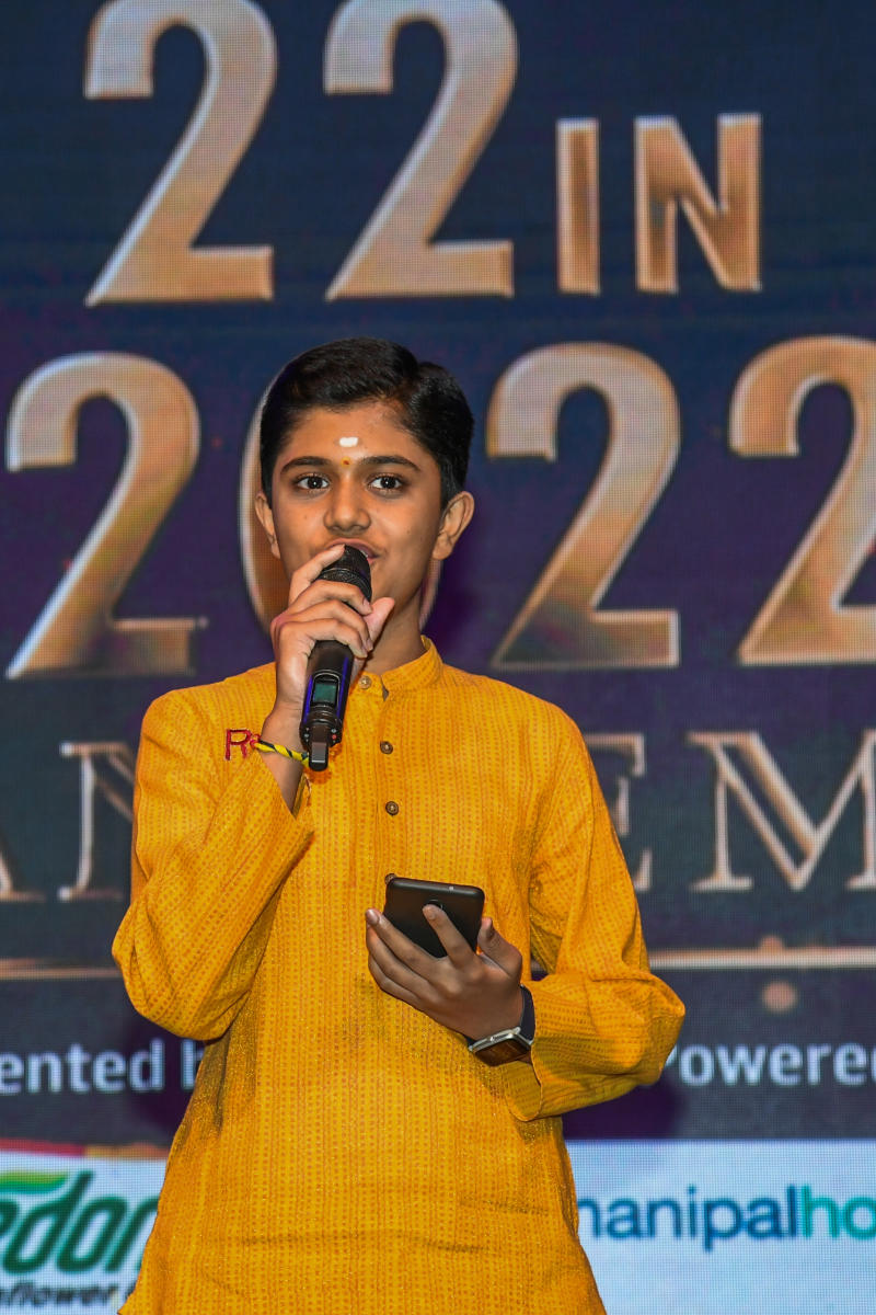 Carnatic vocalist Rahul R Vellal regales the audience.