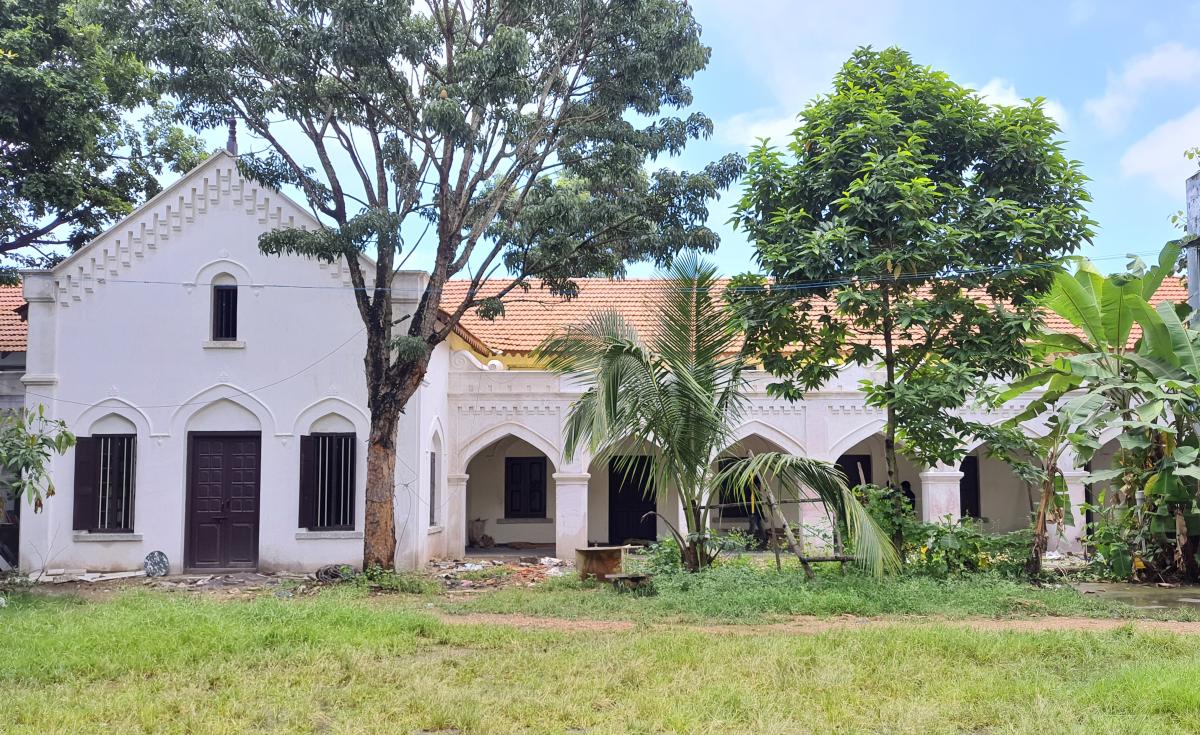 The Government Mines Middle School after the restoration. Photo by Sahesra Muguntan