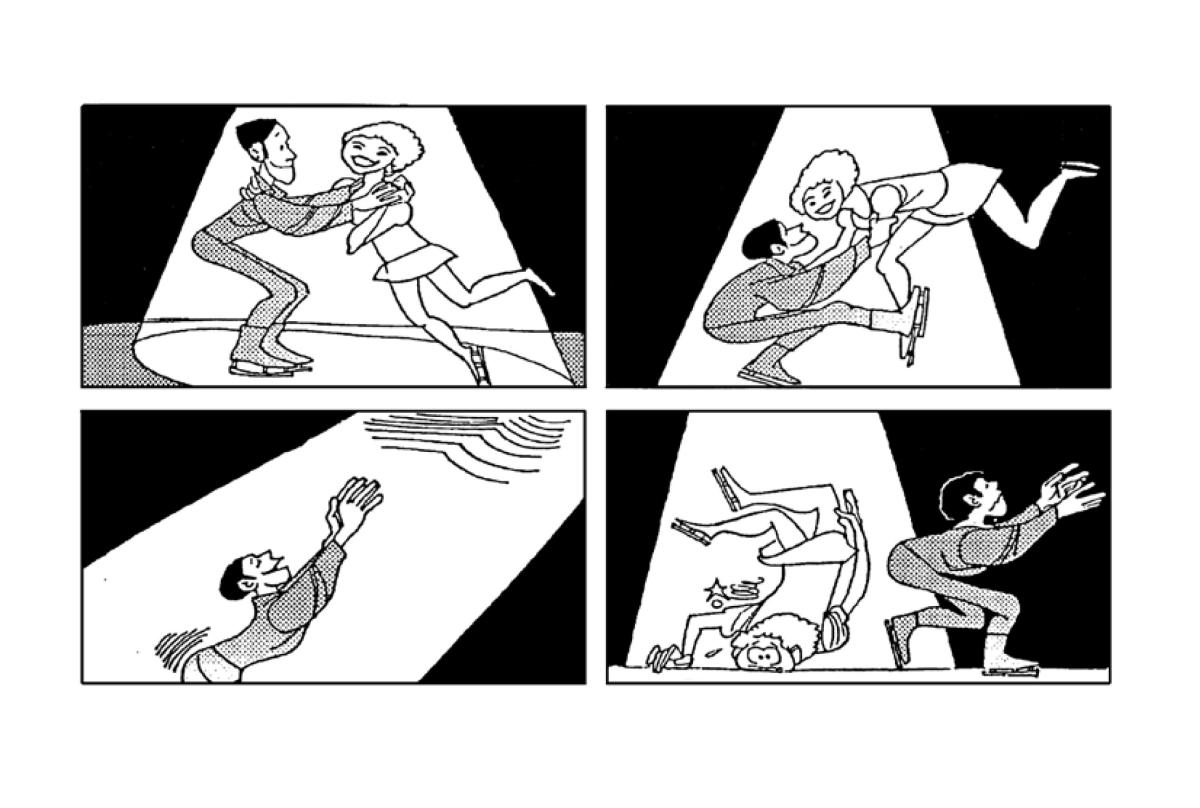 A four-frame cartoon strip by Gujjar, created for the Kannada daily Prajavani.