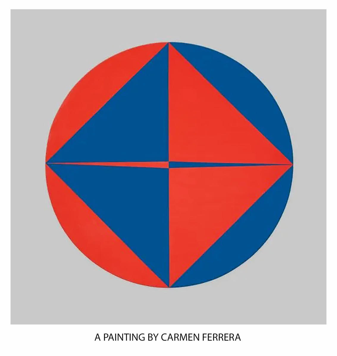 A painting by Carmen Herrera
