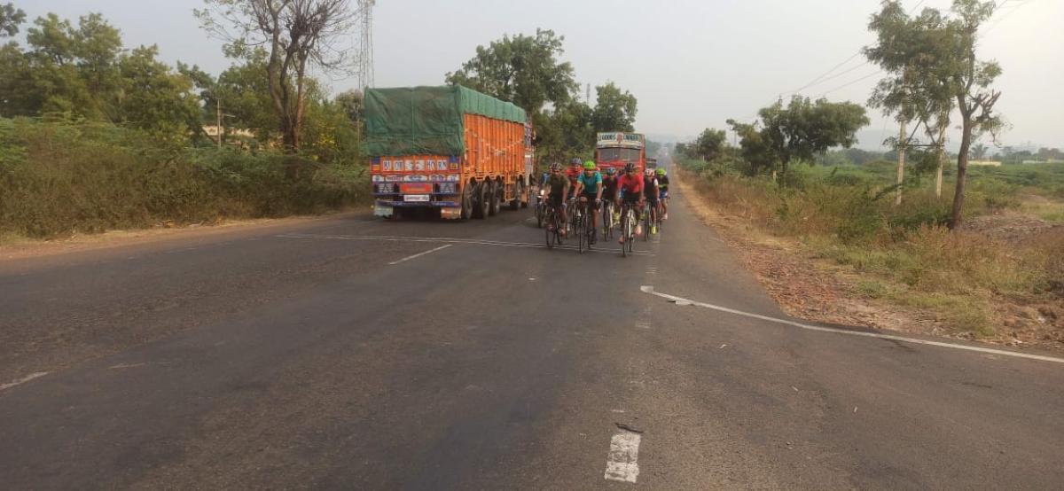 Cyclists practicing. Credit: DH Photo