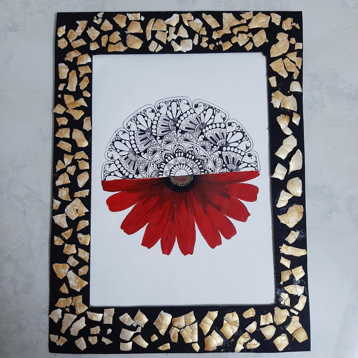Handmade photo frame. Credit: Special Arrangement