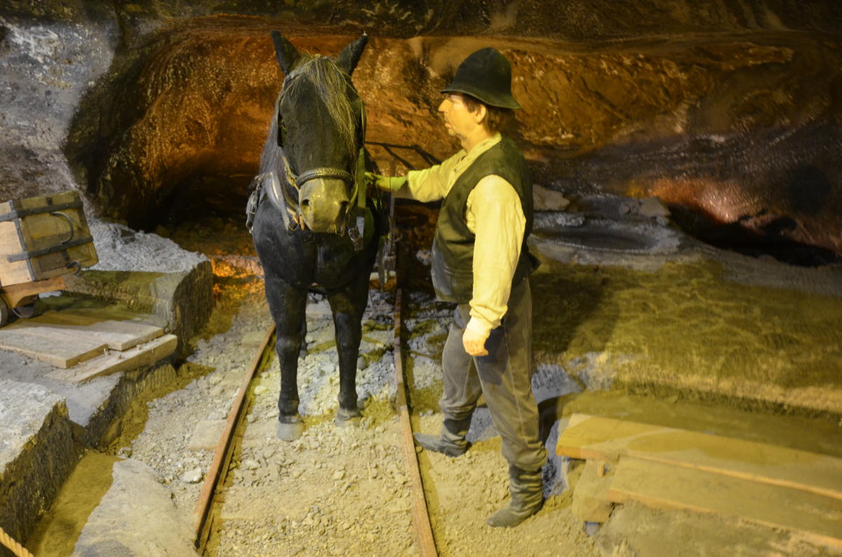 Creativity in salt in the depths of the mine in Wieliczka