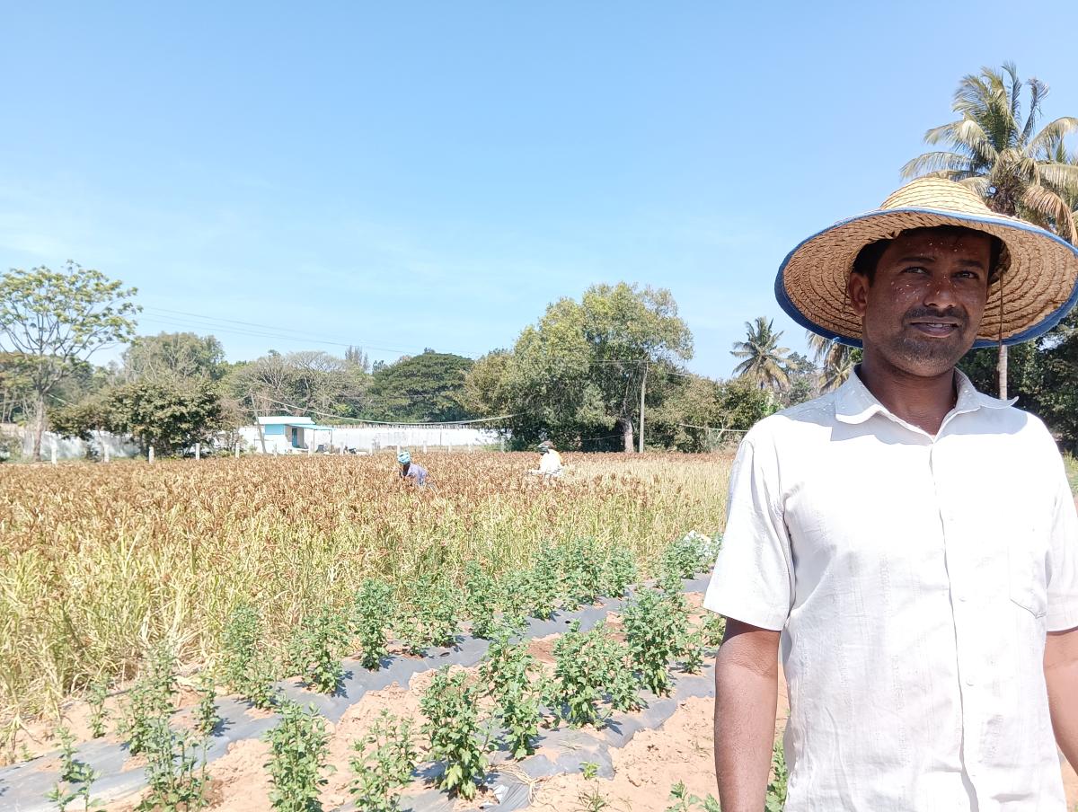 Nanjundappa from Somashettihalli and Sashidhar from Ramagondanahalli are among thousands of farmers who will lose land for the Shivarama Karantha Layout.