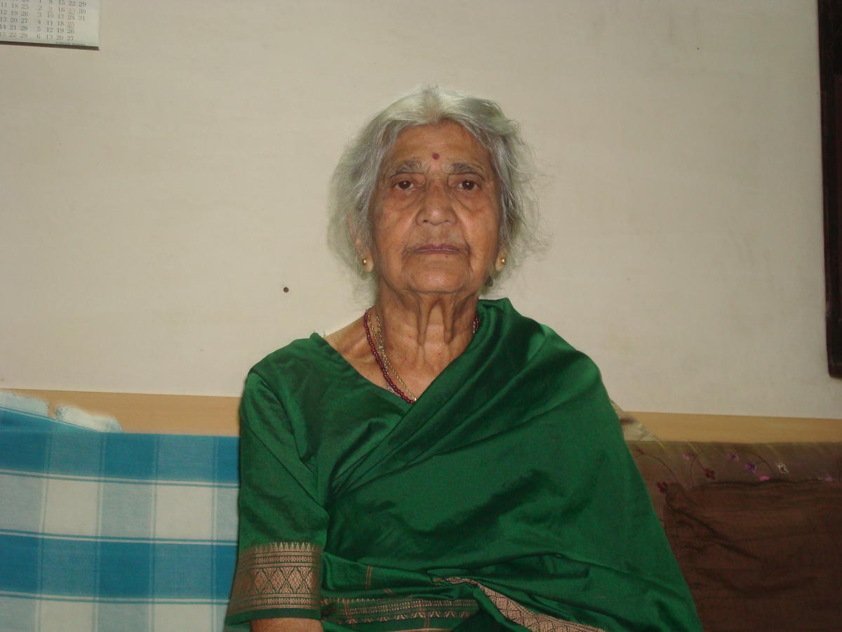 Dr. A R Kasturibai, who was instrumental in starting the Karnataka State Sericulture Research and Development Institute. Photos by author